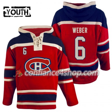 Adidas Maillot de Hockey Montreal Canadiens Shea Weber 6 Rouge Sawyer Chandails à capuchon - Enfant